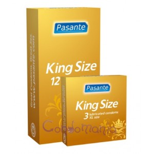 Pasante King Size (12vnt. dėžutė) prezervatyvai