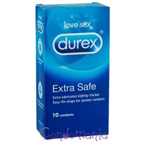 Durex Extra Safe (dėžutė 10 vnt.) prezervatyvai